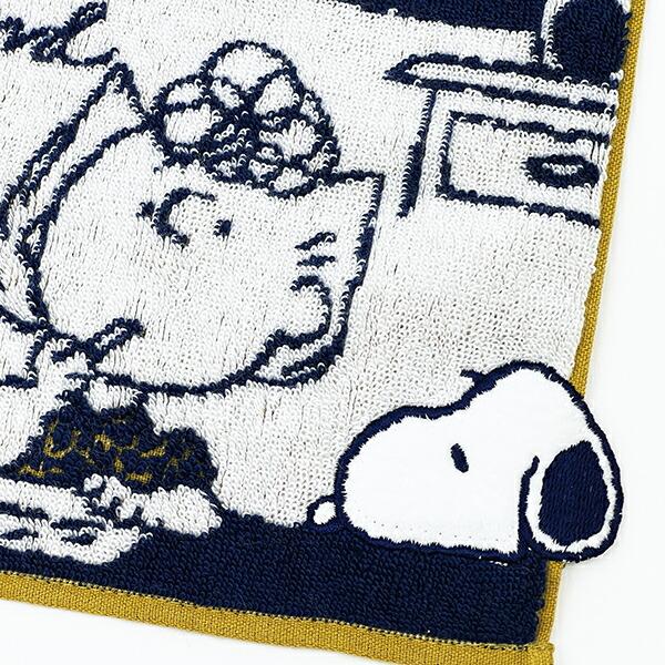 スヌーピー ミニタオル レター 今治タオル ネイビー SNOOPY  西川 商品画像2：キャラグッズPERFECT WORLD TOKYO