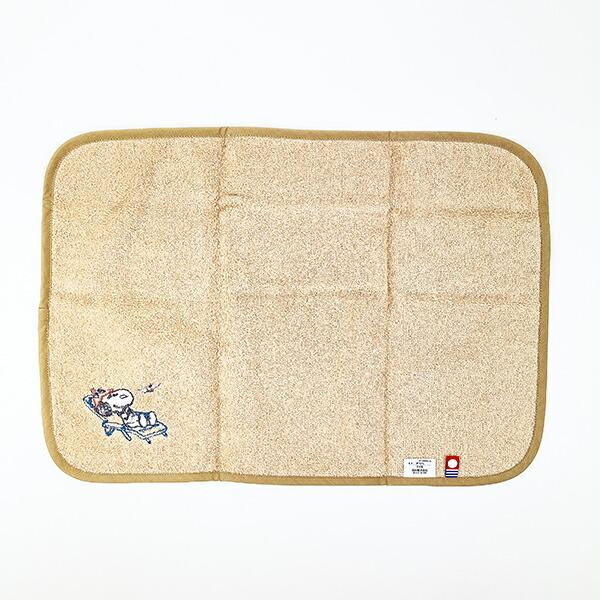 スヌーピー サウナマット 今治タオル SNOOPY ベージュ 西川 商品画像3：キャラグッズPERFECT WORLD TOKYO