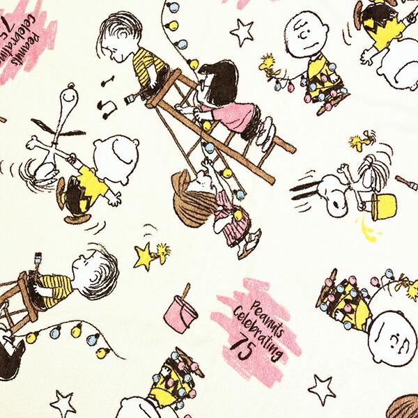 スヌーピー クイックドライ バスタオル 75周年 75th SNOOPY 商品画像1：キャラグッズPERFECT WORLD TOKYO