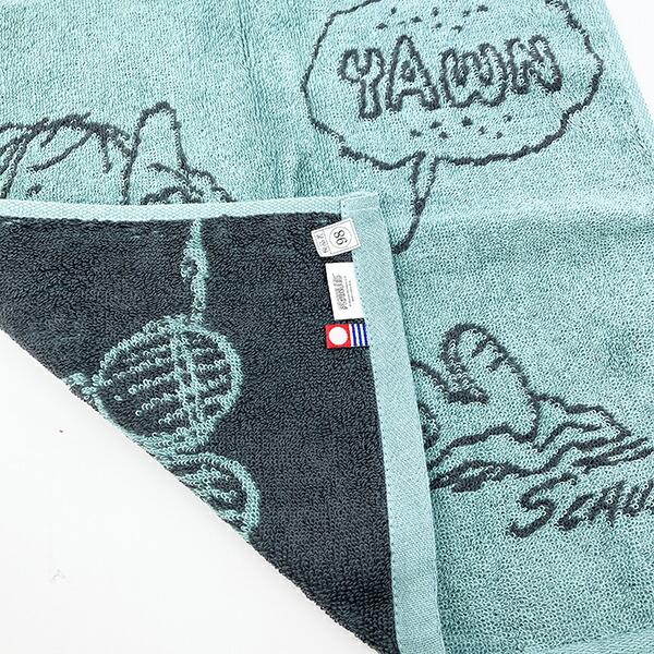 スヌーピー ウォッシュタオル グリーン ライナスの安心毛布 今治タオル 西川 日本製 SNOOPY 商品画像3：キャラグッズPERFECT WORLD TOKYO