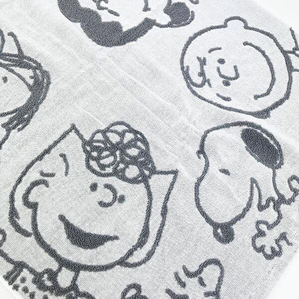 スヌーピー バスタオル ホワイト 今治タオル 西川 日本製 SNOOPY 商品画像2：キャラグッズPERFECT WORLD TOKYO