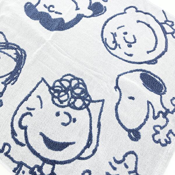 スヌーピー バスタオル ブルー 今治タオル 西川 日本製 SNOOPY 商品画像2：キャラグッズPERFECT WORLD TOKYO