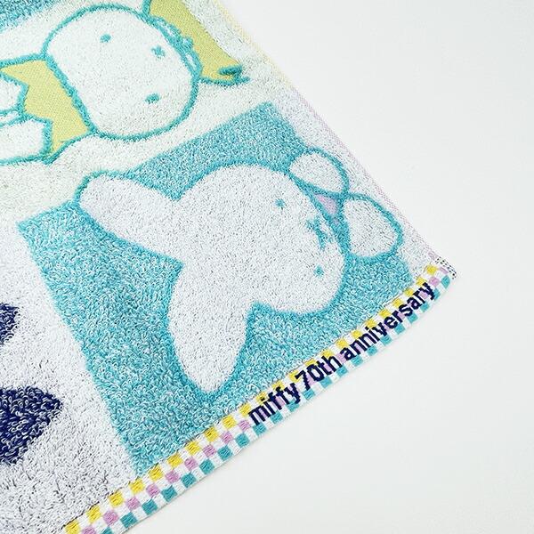 ミッフィー miffy 70th フェイスタオル history 日本製 西川 商品画像2：キャラグッズPERFECT WORLD TOKYO