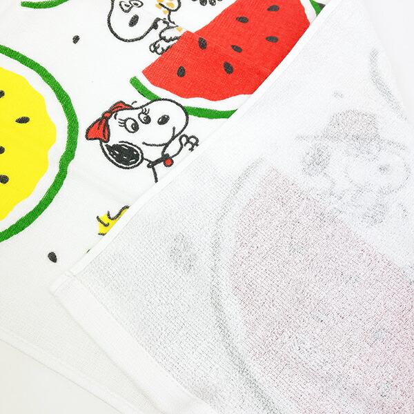 スヌーピー ふんわりガーゼタオル バスタオル スイカ 西川 SNOOPY 商品画像3：キャラグッズPERFECT WORLD TOKYO