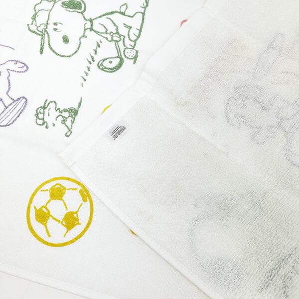 スヌーピー ふんわりガーゼタオル フェイスタオル スポーツ 西川 SNOOPY 商品画像3：キャラグッズPERFECT WORLD TOKYO