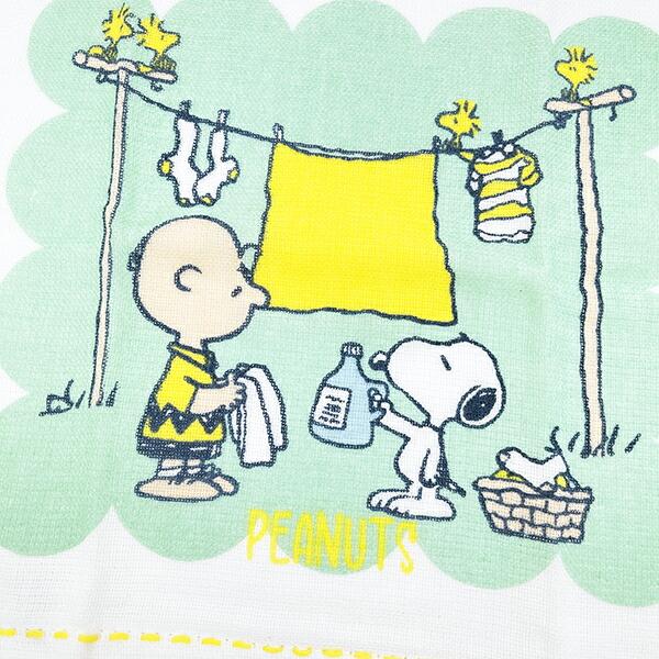 スヌーピー ふんわりガーゼタオル ミニタオル 洗濯 ハンカチ 西川 SNOOPY 商品画像2：キャラグッズPERFECT WORLD TOKYO