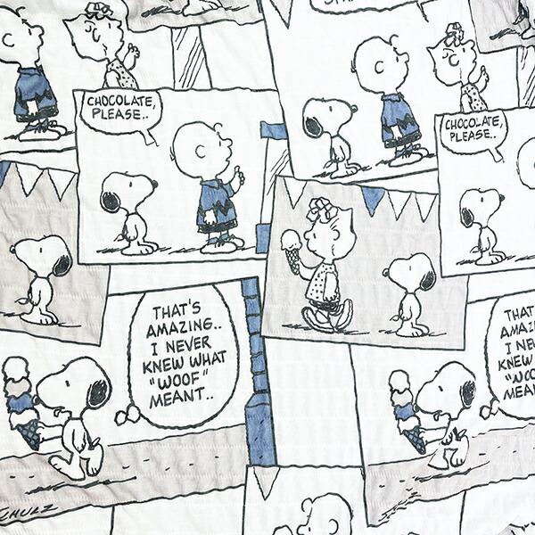 スヌーピー Ice Cream comics クールケット グレー ひんやり SNOOPY 寝具 西川 商品画像3：キャラグッズPERFECT WORLD TOKYO