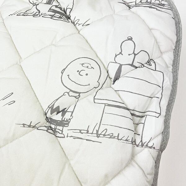 スヌーピー 敷きパッド(グレー) 寝具 西川  SNOOPY 商品画像3：キャラグッズPERFECT WORLD TOKYO