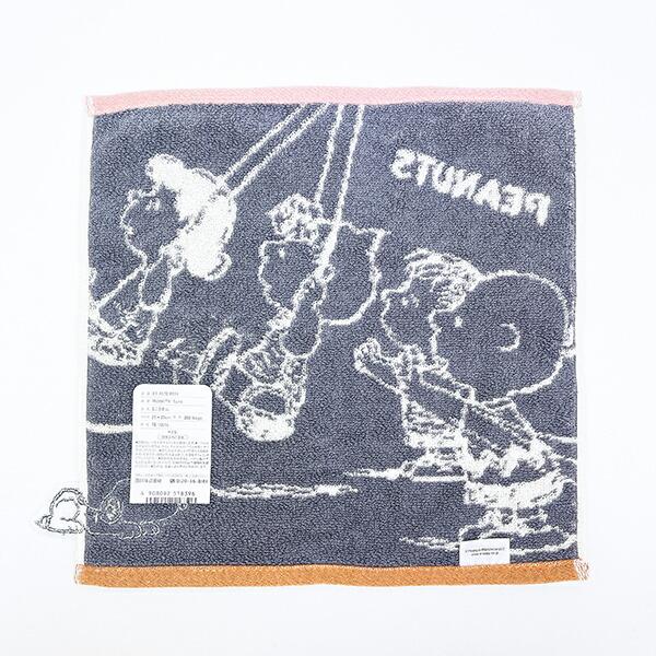 スヌーピー ミニタオル Swing ベージュ ハンカチ 西川 SNOOPY 商品画像3：キャラグッズPERFECT WORLD TOKYO