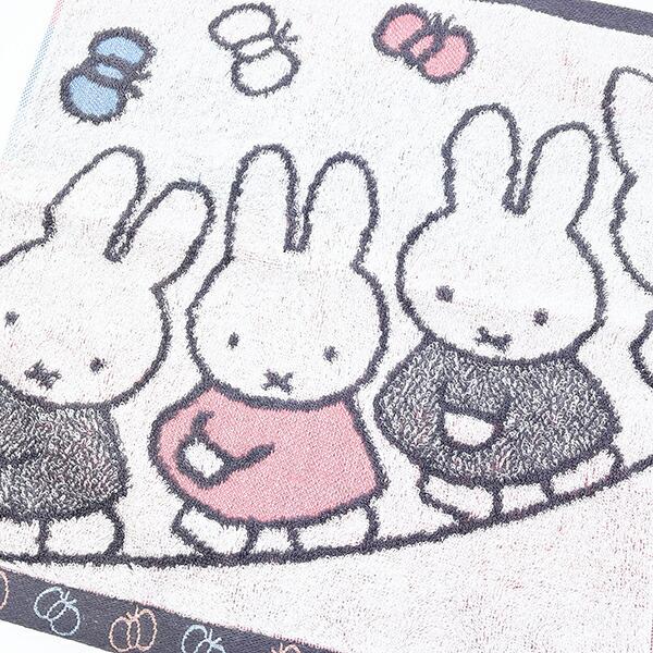ミッフィーとおともだち miffy ウォッシュタオル アイボリー 日本製 西川 商品画像2：キャラグッズPERFECT WORLD TOKYO
