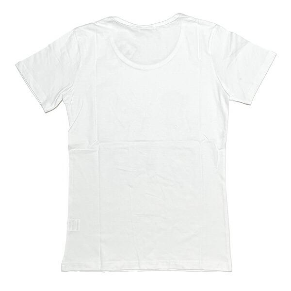 水森亜土 水プリント柄 プリント半袖Tシャツ(LL) ホワイト アパレル 商品画像3：キャラグッズPERFECT WORLD TOKYO