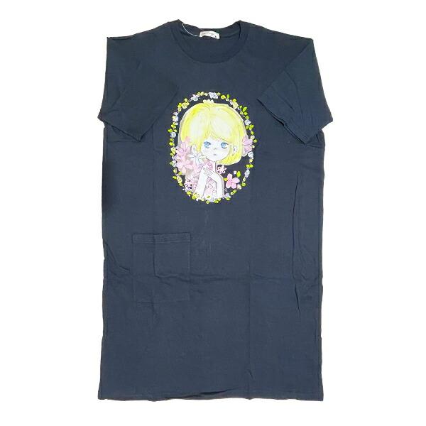 水森亜土 スーパーBIGTシャツ(M) ワンピース ネイビー アパレル