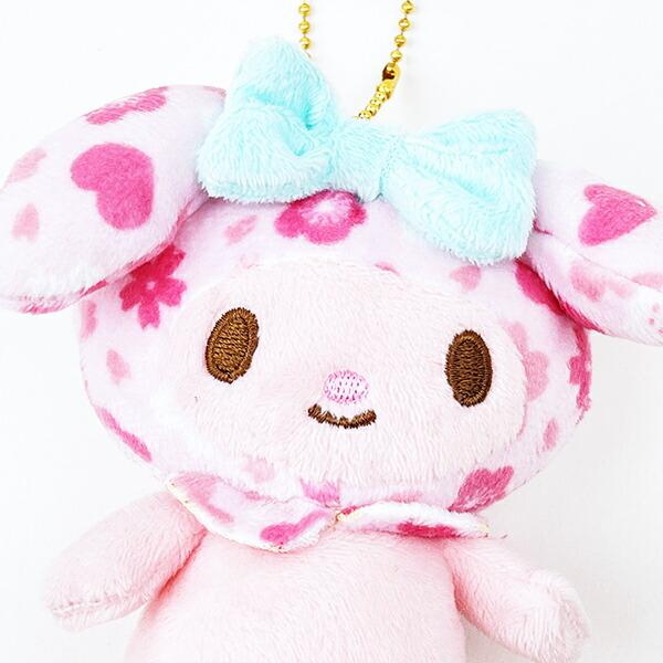 サンリオ 和雑貨シリーズ ボールチェーンマスコット マイメロディ ぬいぐるみ キーホルダー Sanrio 商品画像2：キャラグッズPERFECT WORLD TOKYO