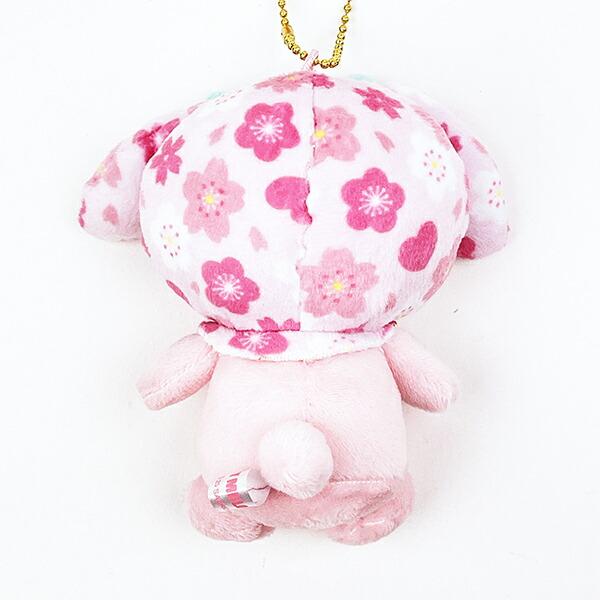 サンリオ 和雑貨シリーズ ボールチェーンマスコット マイメロディ ぬいぐるみ キーホルダー Sanrio 商品画像3：キャラグッズPERFECT WORLD TOKYO