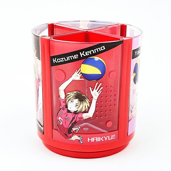 ハイキュー!! 音駒高校 回るペンスタンド  少年ジャンプ 文具 レッド 商品画像2：キャラグッズPERFECT WORLD TOKYO