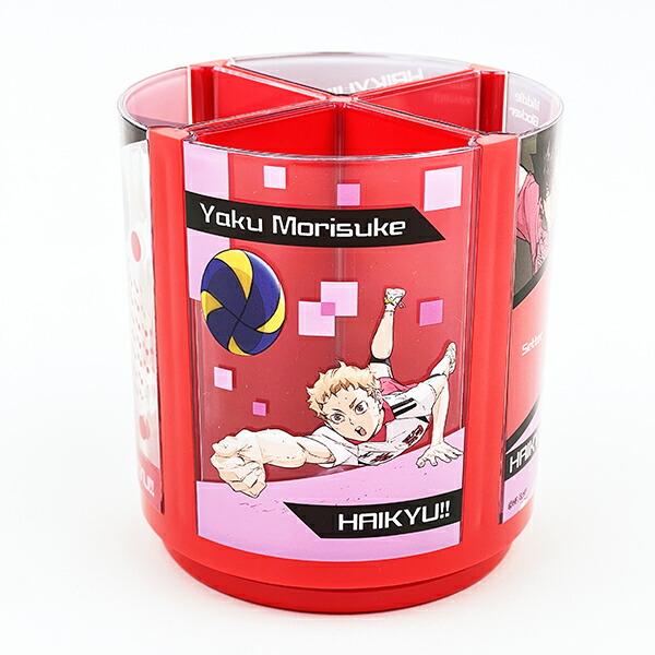 ハイキュー!! 音駒高校 回るペンスタンド  少年ジャンプ 文具 レッド 商品画像3：キャラグッズPERFECT WORLD TOKYO