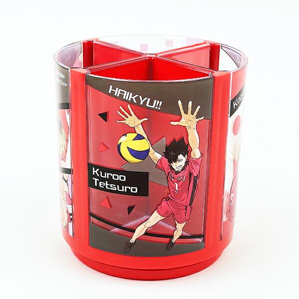 ハイキュー!! 音駒高校 回るペンスタンド  少年ジャンプ 文具 レッド