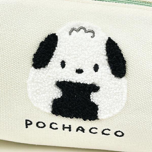 サンリオ ポチャッコ 帆布サガラ刺繍スクエアポーチ おにぎりシリーズ  Sanrio 商品画像2：キャラグッズPERFECT WORLD TOKYO