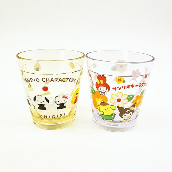 サンリオ サンリオキャラクターズ キラキラクリアカップ おにぎり コップ キッチン イエロー 商品画像5：キャラグッズPERFECT WORLD TOKYO