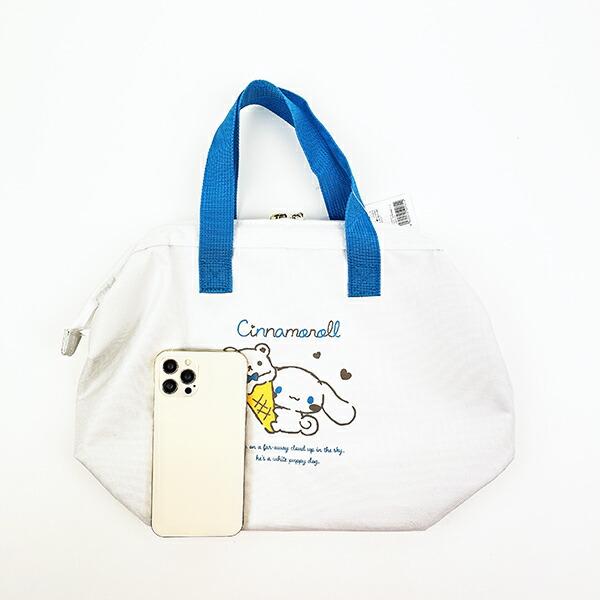 サンリオ シナモロール ワイヤー付き保冷バッグ ランチ シナモン Sanrio 商品画像4：キャラグッズPERFECT WORLD TOKYO