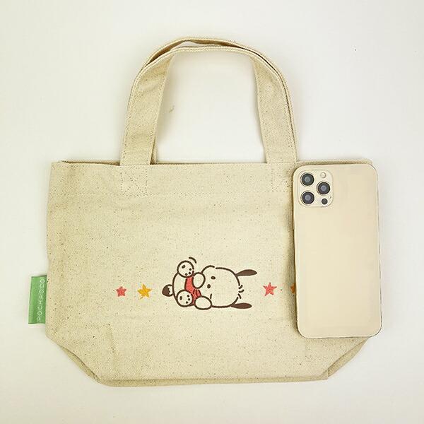 サンリオ ポチャッコ  帆布ミニトートバッグ Sanrio 商品画像3：キャラグッズPERFECT WORLD TOKYO