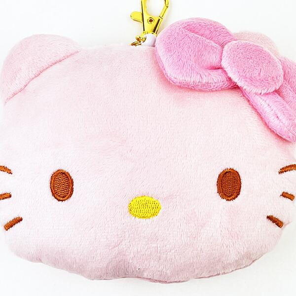 サンリオキャラクターズ フェイスパスケース ハローキティ リール付き 定期入れ ICカードケース Sanrio 商品画像2：キャラグッズPERFECT WORLD TOKYO