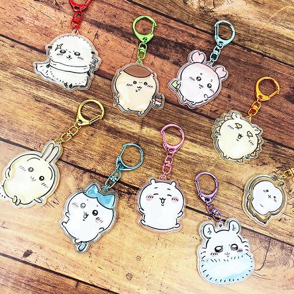 ちいかわ ぷっくりったいキーホルダー ハチワレ アクリル 商品画像6：キャラグッズPERFECT WORLD TOKYO