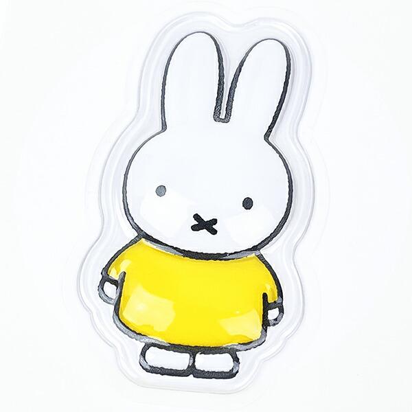 ミッフィー miffy ぷっくりったいステッカー  イエロー 商品画像2：キャラグッズPERFECT WORLD TOKYO