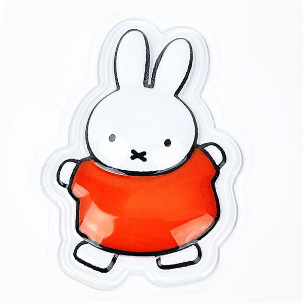 ミッフィー miffy ぷっくりったいステッカー  オレンジ 商品画像2：キャラグッズPERFECT WORLD TOKYO