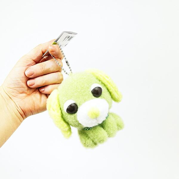 お茶犬 リョク ボールチェーンマスコット ふわふわシリーズ キーホルダー 商品画像5：キャラグッズPERFECT WORLD TOKYO