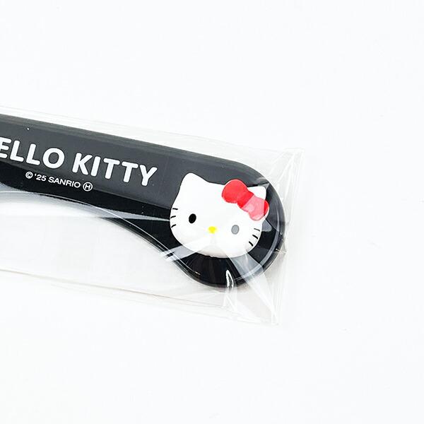 サンリオ ハローキティ フラットコーム ブラック Sanrio 商品画像2：キャラグッズPERFECT WORLD TOKYO