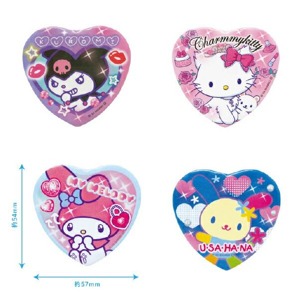 サンリオ 缶バッジ (ハート型) 胸キュンメモリーズ 全8種 コンプリートBOX Sanrio 商品画像2：キャラグッズPERFECT WORLD TOKYO