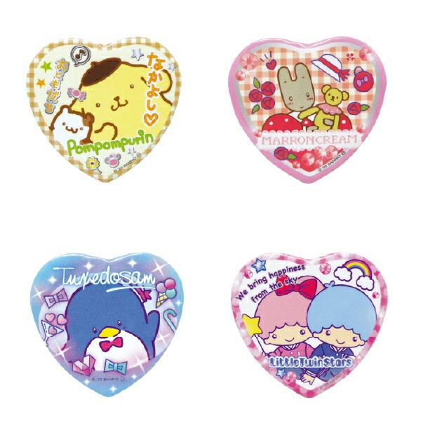 サンリオ 缶バッジ (ハート型) 胸キュンメモリーズ 全8種 コンプリートBOX Sanrio 商品画像3：キャラグッズPERFECT WORLD TOKYO