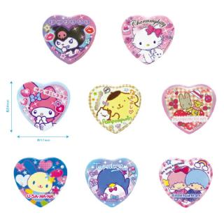 ハート型キャラクター缶バッジ5個セット ハート型缶バッジ「しゅごキャラ！」04/真城りま&ほしな歌唄BOX