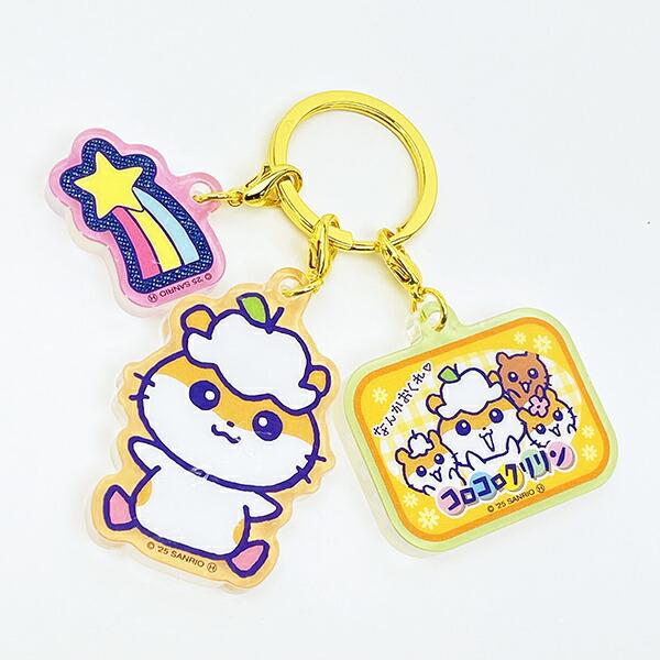 サンリオ コロコロクリリン 3連アクリルキーホルダー 胸キュンメモリーズ Sanrio 商品画像2：キャラグッズPERFECT WORLD TOKYO
