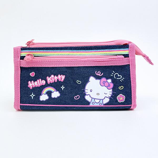 サンリオ ハローキティ デニムポーチ 胸キュンメモリーズ 平成レトロ Sanrio