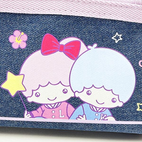サンリオ キキララ デニムポーチ 胸キュンメモリーズ 平成レトロ Sanrio 商品画像2：キャラグッズPERFECT WORLD TOKYO