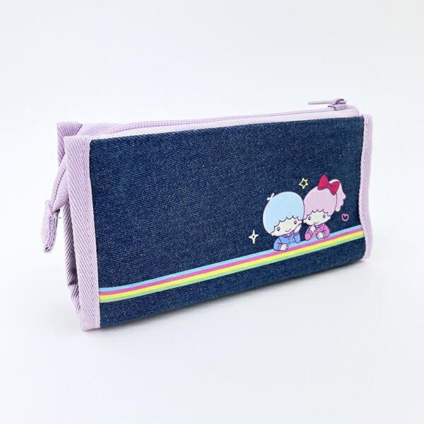 サンリオ キキララ デニムポーチ 胸キュンメモリーズ 平成レトロ Sanrio 商品画像3：キャラグッズPERFECT WORLD TOKYO