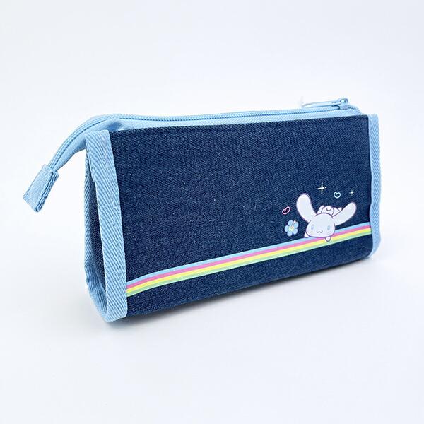 サンリオ シナモロール デニムポーチ 胸キュンメモリーズ 平成レトロ シナモン Sanrio 商品画像3：キャラグッズPERFECT WORLD TOKYO