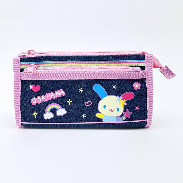 サンリオ ウサハナ デニムポーチ 胸キュンメモリーズ 平成レトロ Sanrio