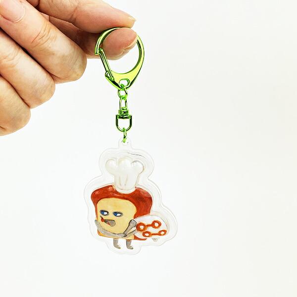 パンどろぼう ぷっくりったいキーホルダー おやすいごようさ グリーン 商品画像3：キャラグッズPERFECT WORLD TOKYO