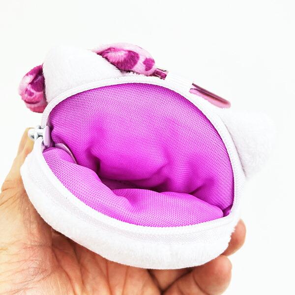 サンリオ ハローキティ ヒョウ柄シリーズ 小銭入れ ぬいぐるみ マスコット ピンク Sanrio 商品画像5：キャラグッズPERFECT WORLD TOKYO