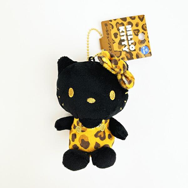 サンリオ ハローキティ ヒョウ柄シリーズ ボールチェーンマスコット ブラック･･･