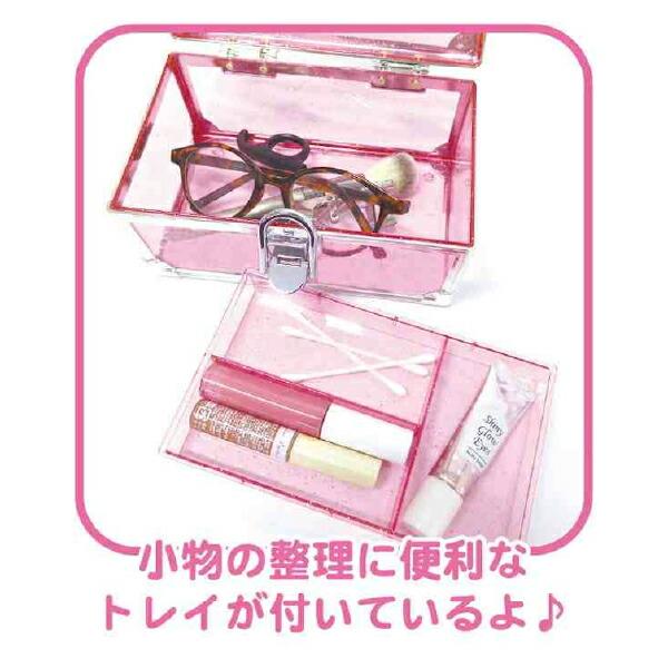 サンリオ シナモロール バニティーケース ブルー 収納 小物入れ シナモン 商品画像4：キャラグッズPERFECT WORLD TOKYO