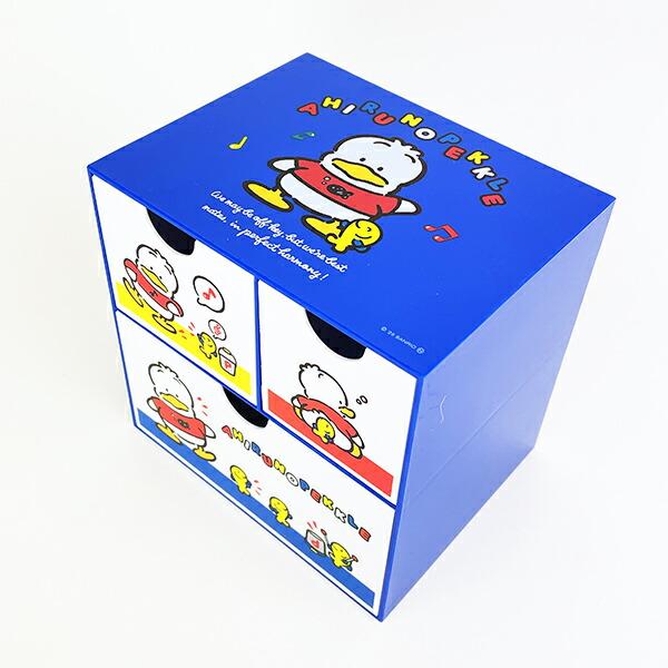 サンリオ あひるのペックル キャラチェスト 小物入れ 収納 インテリア Sanrio 商品画像3：キャラグッズPERFECT WORLD TOKYO