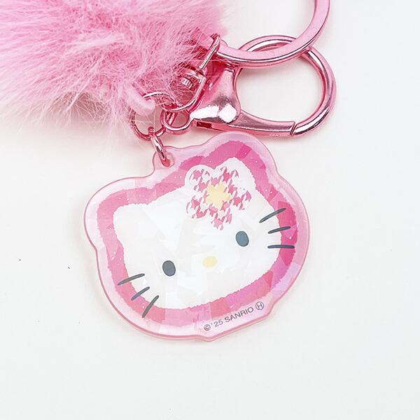 サンリオ ハローキティ  しっぽ型ファーキーホルダー (ピンク) カオハナ Sanrio 商品画像2：キャラグッズPERFECT WORLD TOKYO
