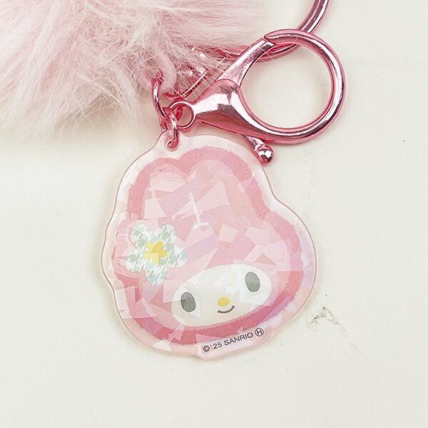 サンリオ マイメロディ  しっぽ型ファーキーホルダー (ライトピンク) カオハナ Sanrio 商品画像2：キャラグッズPERFECT WORLD TOKYO