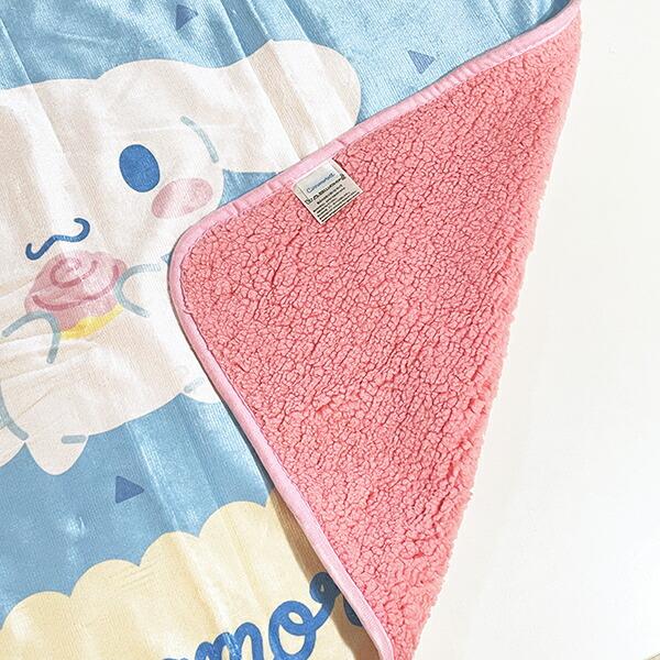 サンリオ シナモロール ふわふわブランケット シナモン ひざ掛け Sanrio 商品画像4：キャラグッズPERFECT WORLD TOKYO