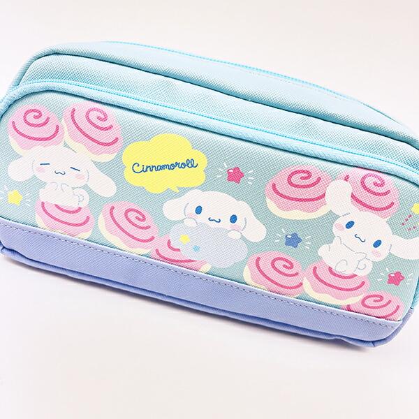 サンリオ シナモロール 前ポケットポーチ シナモン Sanrio 商品画像2：キャラグッズPERFECT WORLD TOKYO