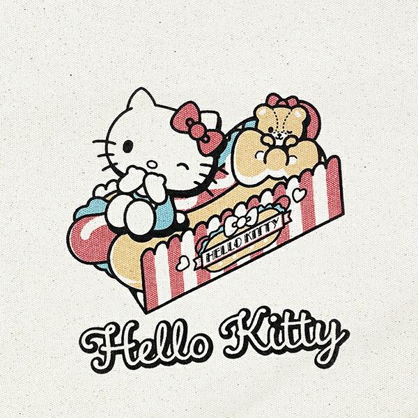 サンリオ ハローキティ 帆布トートバッグ Sanrio 商品画像2：キャラグッズPERFECT WORLD TOKYO
